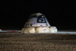 Starliner returns to earth