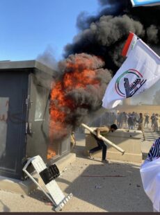 US embassy in Iraq attacked by angry protesters 