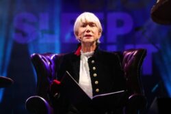Dame Helen Mirren reads bedtime story at London charity sleepout