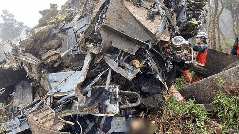 Taiwans helicopter crash