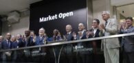 The LSE opening ceremony where guests and companies are invited to ring the bell on the trading floor.