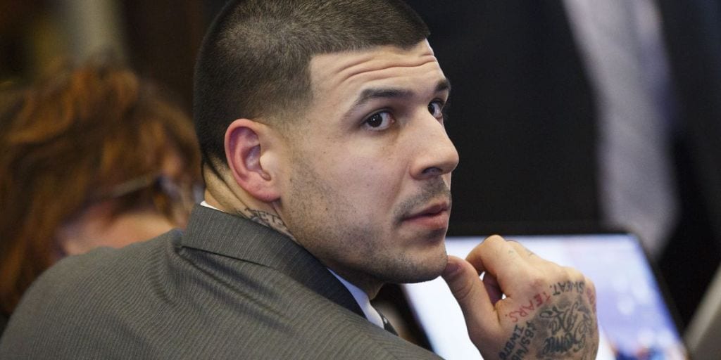 aaron hernandez in court