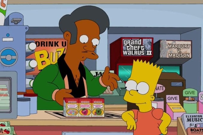 apu actor wont voice character amid racism row