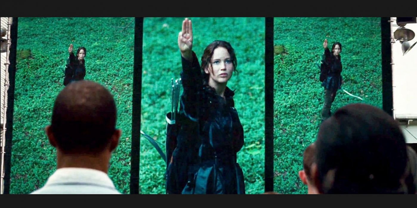 Katniss salute