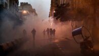 lebanons anti-gvt protest turns violent