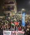 protests against Trump's middle east plan