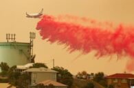 waterbombing plane may have crashed fighting australian bushfires