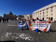 Deaf survivors of clergy sexual abuse protest in Vatican