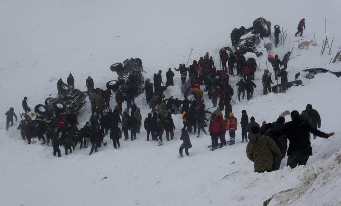 Second Avalanche: 33 people killed in Turkish avalanche
