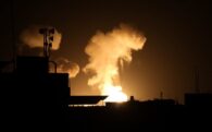 israel carrys out strikes on gaza and syria