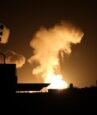 israel carrys out strikes on gaza and syria