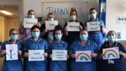 Nurses from Ward 4 at Royal Liverpool University Hospital sent a message of thanks to Capt Tom - WTX News Breaking News, fashion & Culture from around the World - Daily News Briefings -Finance, Business, Politics & Sports News