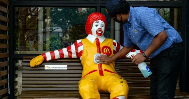 McDonald's workers across US strike for working conditions during coronavirus