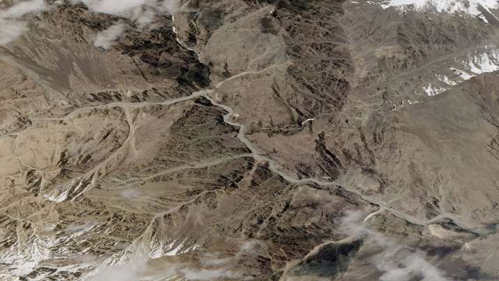 Galwan river valley in Ladakh