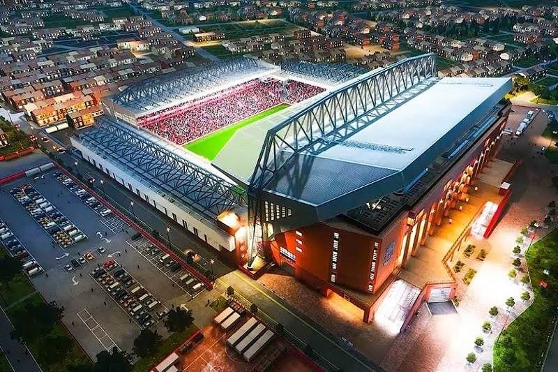Anfield Stadium - The home of Liverpool Football Club