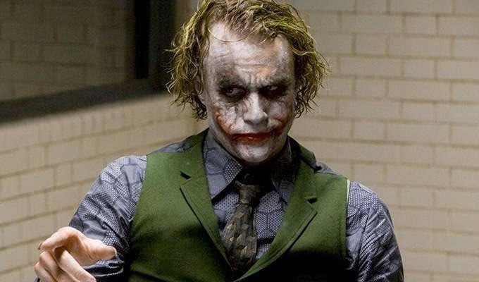 Heath Ledger as the Joker in The Dark Knight (2008)