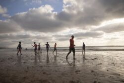 Moroccans are re-experiencing a taste of the life before. On a beach in the sun, using the newly opened public spaces, in Agadir and Essaouira 