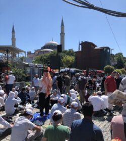 Thousand gather for the re-opening of Hagia Sofia as a Masjid and the first Jumma prayers for 86 years.