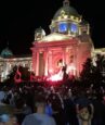 Thousands protest in Belgrade as Serbia reimposes Covid-19 curfew