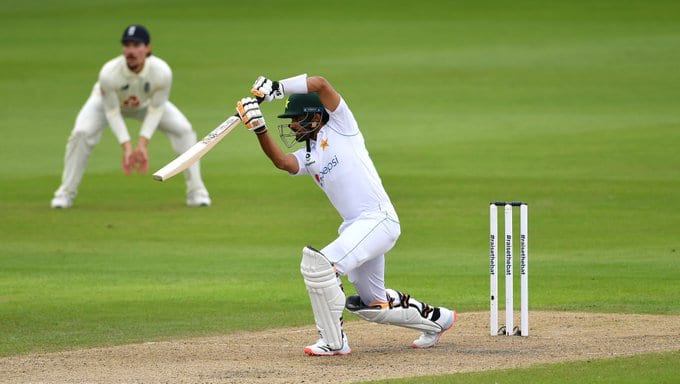 Babar shines in the gloom as England frustrated on shortened day one against Pakistan