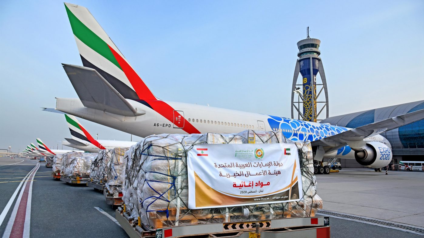 Dubai sends 24.88 tonnes of humanitarian aid to Beirut