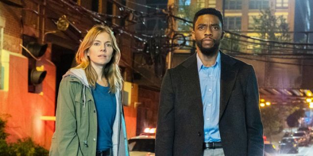 Chadwick Boseman and Sienna Miller starred in the 2019 film 21 Bridges