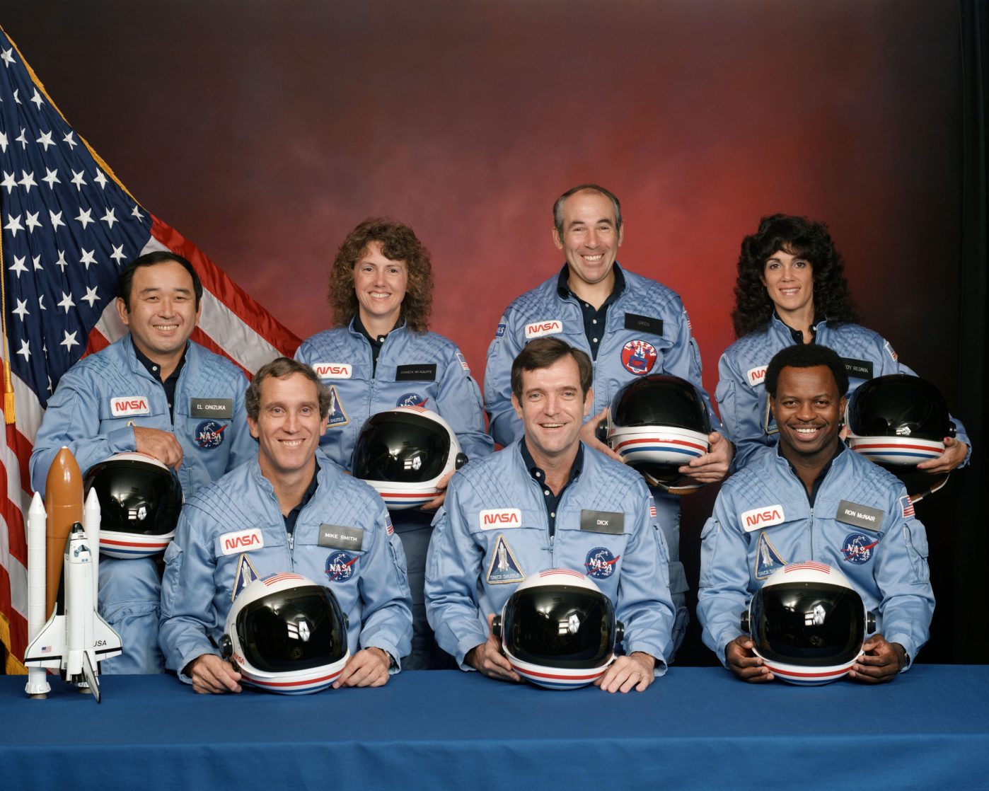 Challenger flight crew