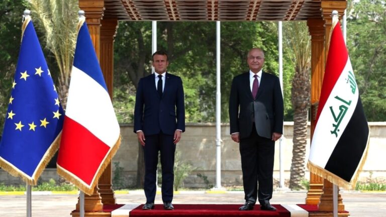Macron backs Iraq 'sovereignty' on first Baghdad visit