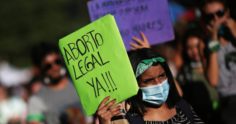 Argentina on the cusp of historic vote to legalise abortion