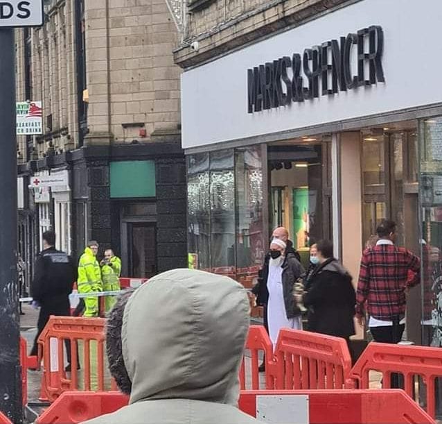 Breaking News: A girl has been stabbed in the neck at M&S in Burnley - Video