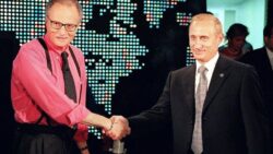 Larry king has died of Covid He interviewed Putin when he worked for CNN and Russia Today