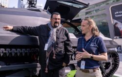 Hollywood star Steven Seagal on guns, armoured vehicles and making more films