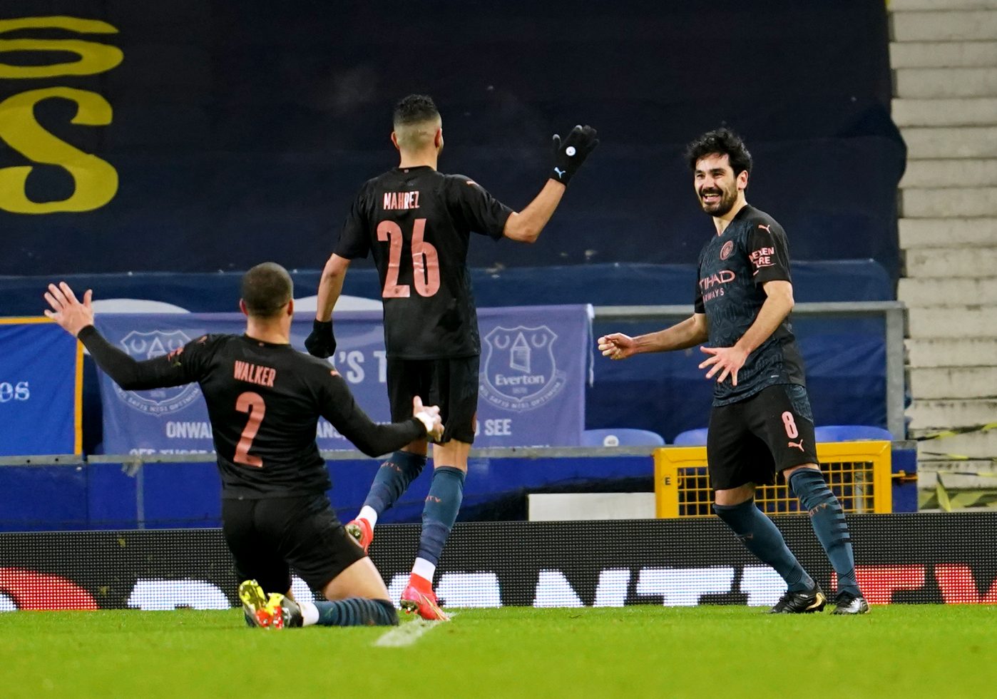 FA Cup Quarter-Final between Everton and Manchester City - Gündogan celebrates