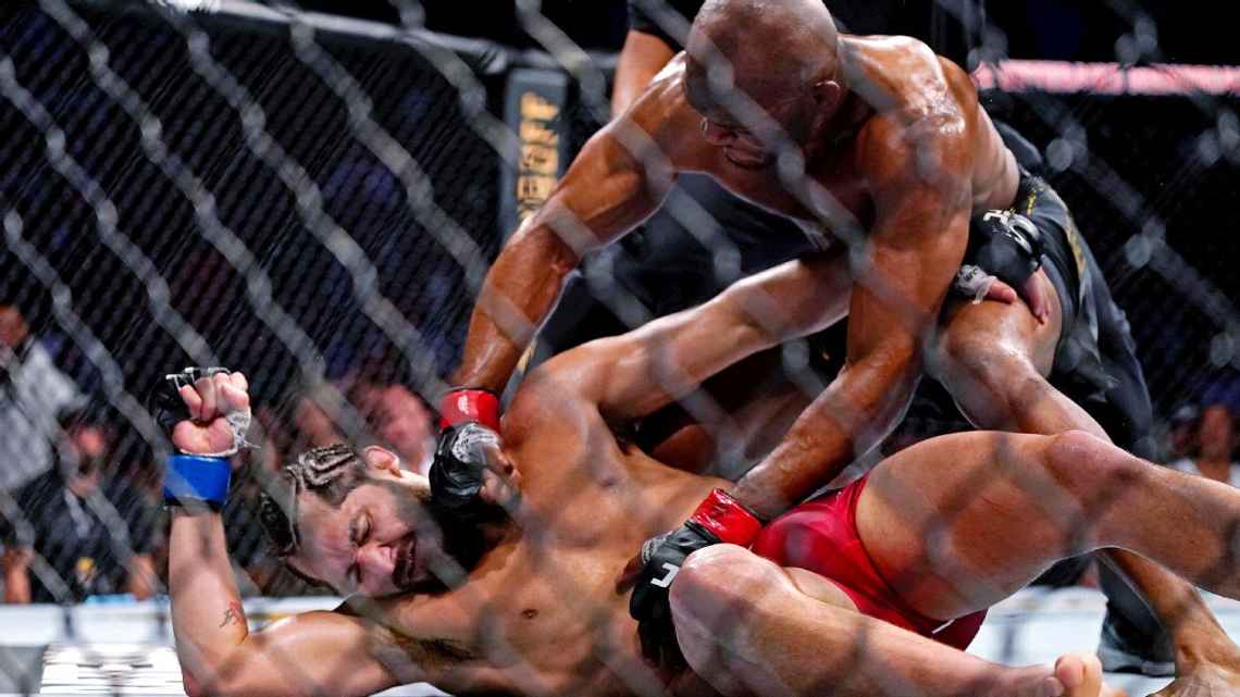 Kamaru v Usman at UFC 261 Brutal knockout by Usman 