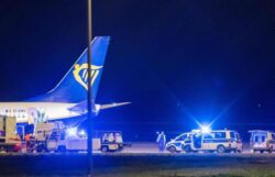 Bomb threat forces Ryanair passenger plane to make emergency landing 