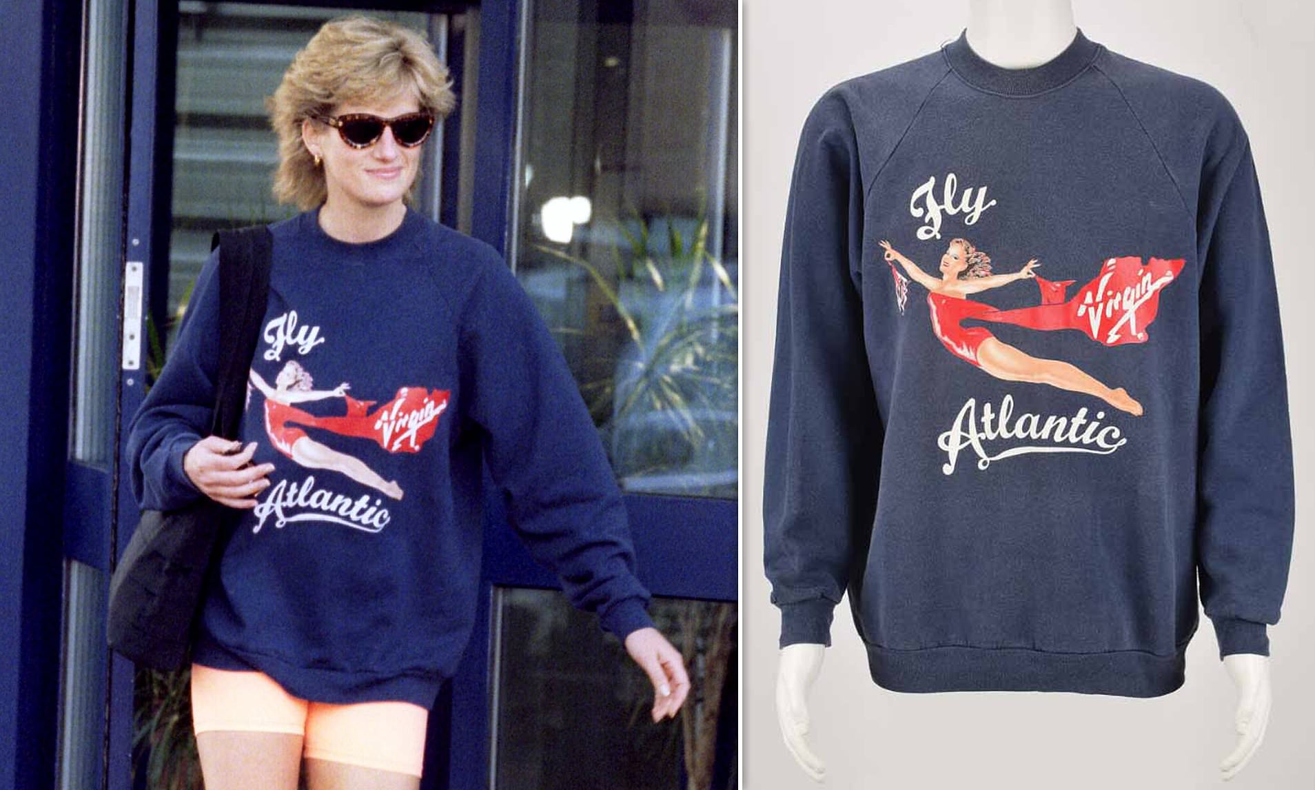 Princess Diana: Esty selling replica iconic sweatshirts 