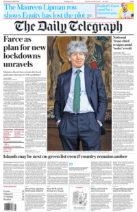 Daily Telegraph – govt ‘forced into retreat’ as Covid-19 local lockdowns ‘unravel’ 