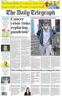 The Daily Telegraph – Britain facing cancer crisis after Covid-19
