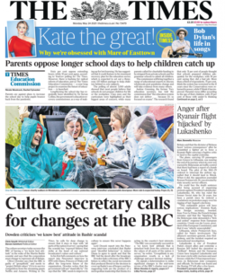 The Times – BBC needs to change, look into celebrity scoops