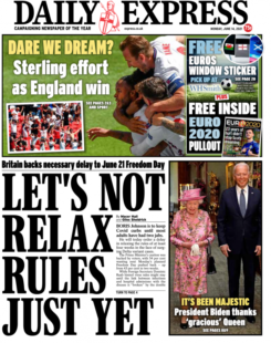 Daily Express – Let’s not relax rules just yet