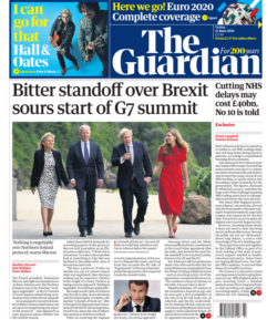 The Guardian – Brexit standoff sours start of G7 summit