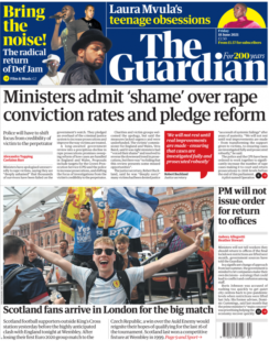 The Guardian – Ministers apology to rape victims,  pledges change