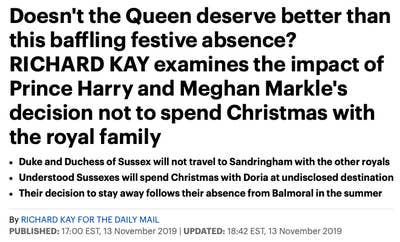 20 side-by-side comparisons of how the tabloids treated Meghan and Kate