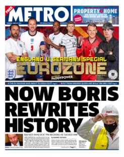 Metro – Now Boris rewrites history