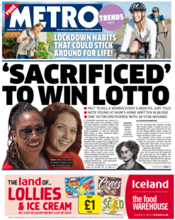 Metro – Two sisters ‘sacrificed’ to win the lotto