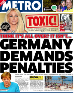 The Metro – Germany demands penalties