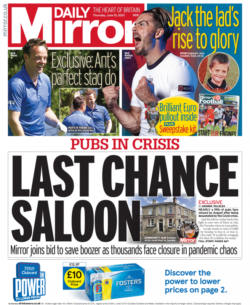 Daily Mirror – Last chance saloon, £75k to raise in days