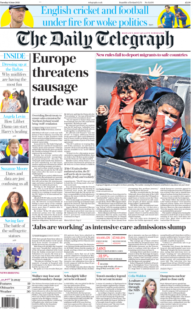 The Daily Telegraph – Europe threatens sausage trade war 