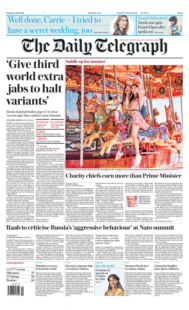The Daily Telegraph – ‘Give poor countries more vaccines to halt Covid-19  variants’ 