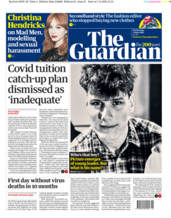 The Guardian – Govt ‘inadequate’ Covid-19 school plans